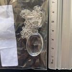 Beautiful dandelion pendant necklace faux fashion‎ jewelry Silver Photo 4