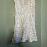Bebe  Elegant White Striped Bandage Style Knee Length Summer Dress Sz 4 Photo 3