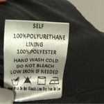 JLUXLABEL Faux Jacket Blazer Women L Black One Button Moto Oversized Collared Photo 7