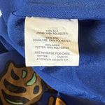 J.Crew Silk Blue Ruffle Tropical Floral Dress Size 00 Flower Vacation Flaw Read Photo 8