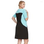 Tahari  Womens A-Line Blue Black Bodycon Formal work wear Mini Dress Photo 1