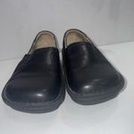 Alegria Deb Black Leather Old Money Classic Slip On Clogs Shoes Size 7-7.5 Photo 9