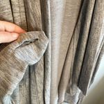 Athleta Spacedye Gray Pranayama Wrap Open Front Cardigan - size Small Petite Photo 3