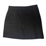 Everlane  Black With Mini Skirt Stretch Cotton Inside Elastic Waist Size 12 Photo 2
