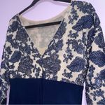 Ralph Lauren Lauren Midi Dress Women Size 8 Navy Sequin Event Formal Cocktail Photo 5