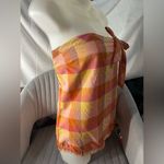 American Eagle Colorful Plaid Strapless Top by  Photo 3