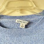 J.Crew Juniors Large Baby Blue Mercantile Wool Cotton Cropped Sweater Pre-loved Photo 1