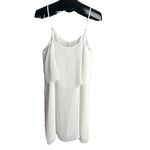 BCBGeneration  Overlay Mini Dress in Optic White Photo 10