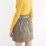 Urban Outfitters UO  Penelope Plaid Paperbag Wrap Skirt Small Photo 1