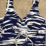 Tommy Bahama v-neck blue swimsuit. New Photo 9