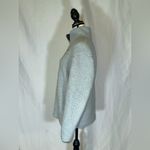 PINK Victoria's Secret Sherpa 1/4 Zip Pull Over Long Sleeve Size Sm Gray Photo 2