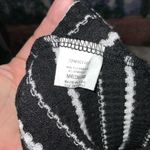 cha cha vente  Black & White Striped Asymmetrical Knit 3/4 Sleeve Tunic M Photo 10