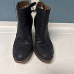 Lucky Brand  Eugina Ankle Boots Womens Size 6 EUR 36‎ Black Leather Zip Button Photo 1