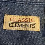 Classic Elements Vintage Blue Denim Shirt Womens Sz 16‎ Halloween Pumpkins Cat Long Sleeve Fall Photo 8