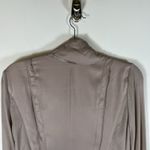 BCBGMAXAZRIA BCBGMAZARIA ASYMMETRICAL SOFT JACKET PURPLE MEDIUM ZIPPER WIDE LAPEL WOMENS Photo 9