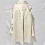 Denim & Co New Button Side High Low Hem Long Sleeve Shirt Stone Khaki Size 3X Photo 14