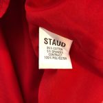 Staud Mini Skirt Striped Rainbow Colorful Cotton Stretch 10 Pink Photo 4