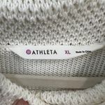 Athleta  Women Breckenridge Sweater XL Ivory Top Cowl Turtleneck Long Sleeve Knit Photo 1