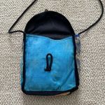 Indonesian Made Bag Crossbody Batik Tie Dye Print Flap Closure Blues Tan Brown Blue Photo 3