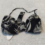 Sunsets Black Cream Bikini Top Size Small NWT #6876 Photo 1