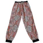 Topshop Petite Colorful Jogger Pants Boho Print Pull-On Drawstring Size 4P Women Photo 5