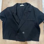 LA Hearts  Collar Crop Top Shirt Photo 0