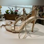 Lulus Elegant Gold Strappy Heels Photo 2