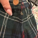 Giorgio Armani  Tartan Green Navy Red A-line Wool Blend Skirt Size 6 Photo 9