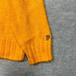 Victoria's Secret Pink Yellow Sweater Womens M Pullover Varsity Style Crew Neck Size M Photo 1