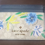 Kate Spade  blue floral Wallet Photo 0