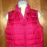 Laura Scott Red  Quilted Puffer Vest Size SP Photo 1