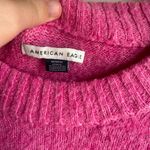 American Age American Eagle Vibrant Pink Crew Neck Sweater Size Medium Photo 1