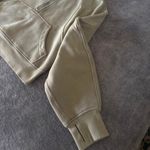 Lululemon Scuba Cropped Half Zip Pullover Sweatshirt Hoodie Light Green Sz XS/S Photo 2