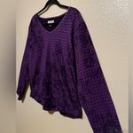 Coldwater Creek  Soft Purple Floral Long Sleeve Top | Shirt Photo 1