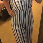 Sienna Sky Striped Jumpsuit  Photo 0