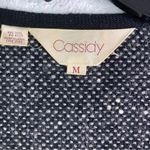 Kassidy Women’s M Tweed Wool Longline Blazer Dress Overcoat Wardrobe Capsule Black Size M Photo 10