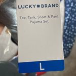 Lucky Brand NWT  Star Print 4 Piece Pajama Set SIZE L Photo 4