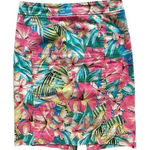Loft ANN TAYLOR  Tropical Floral Hibiscus Bird Pattern Skirt‎ Size 2 Photo 0