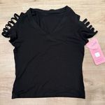 Bombshell sportswear Bombshell OG V- Neck Top, NWT! Photo 0
