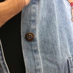 Mountain Lake Vintage Denim Shirt with Embroidered Bear Photo 3