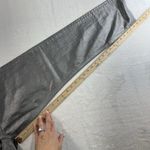 Veronica Beard Sz 23 Daniela Metallic Straight Leg Jean in Light Gunmetal Grunge Photo 14