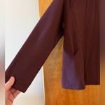 L.L.Bean Pullover Loungewear Athleisure Sweater Maroon Pockets Petite Large Photo 4