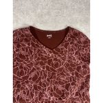 Duluth Trading Co NoGa Naturale Dress Womens Xs Red Short Sleeve Cotton Pockets Photo 5