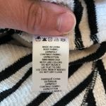 Paper Crane  NWOT Black White Striped Pullover Sweater Size L Photo 5