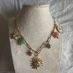 Handmade Earthy Charm Necklace Gold Photo 1