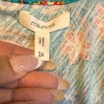 Maurice's  Plus Size Floral Strappy Cold Shoulder Top Boho Flow Trendy Shirt 1X # Photo 5