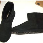 UGG New $160 10 Black Womens NIB  Boots Mini Classic II Black Warm Authentic Comf Photo 0