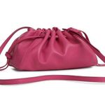 Mansur Gavriel Mini Cloud Lambskin Crossbody Clutch Bag Dolly Pink Womens Size O Photo 1
