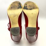 Tahari Red Patent T-Strap Heels Women’s 7 Pinup Rockabilly Peep toe Retro Photo 10