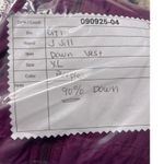 J.Jill Womans Down Vest Size XL Aubergine Puffer Warm Cozy 90 Down Filled Photo 11